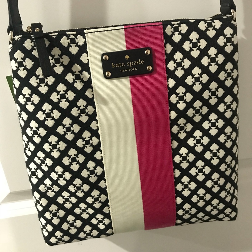 NWT Kate Spade Victoria Crossbody Purse Bag Pink/W